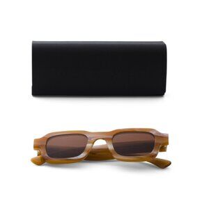 THIERRY LASRY Orange 47mm Square Sunglasses
